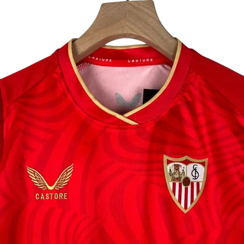 Sevilla Away Kids Kit 2023/2024 - Retro Shirt Stories