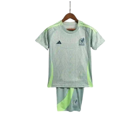 Mexico Away Kids Kit 2024 - Retro Shirt Stories