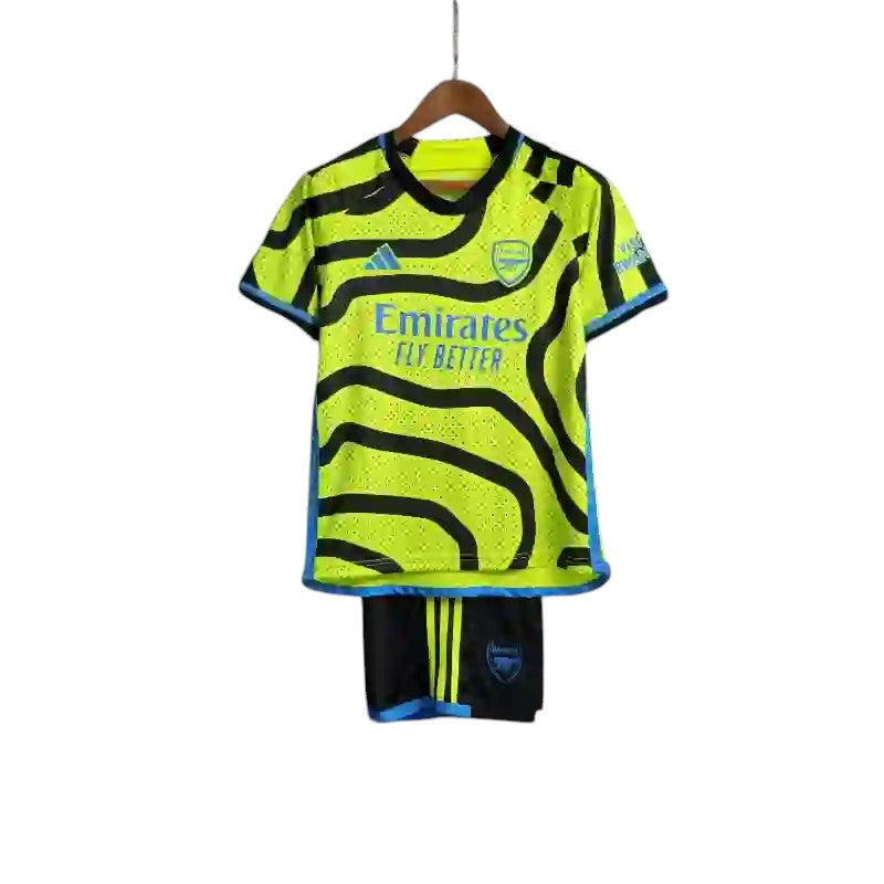 Arsenal Away Kids Kit 2023/2024 - Retro Shirt Stories