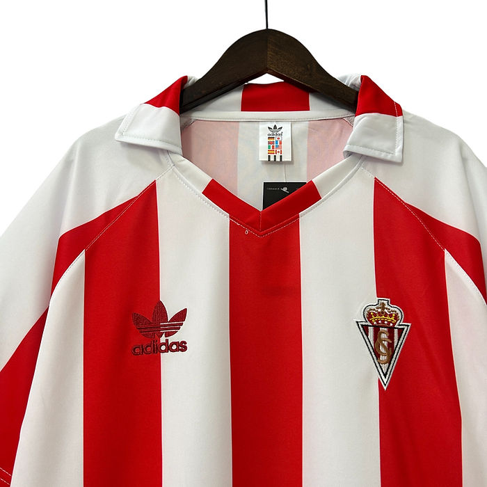 Retro Sporting Gijón Home Shirt 1986/1987 - Retro Shirt Stories