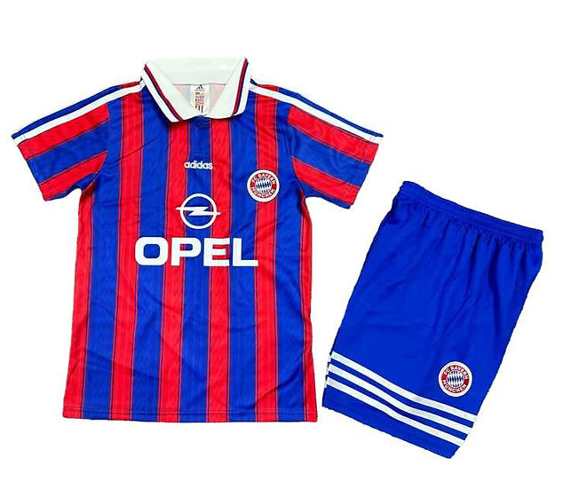 Retro Bayern Munich Home Kids Kit 1995/1997 - Retro Shirt Stories