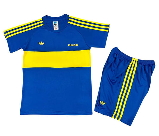 Retro Boca Juniors Home Kids Kit 1981 - Retro Shirt Stories