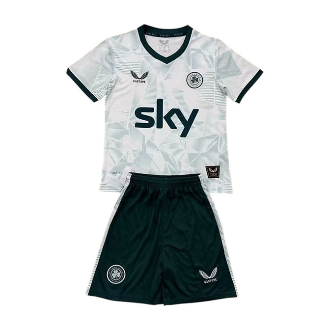Republic of Ireland Away Kids Kit 2025 - Retro Shirt Stories