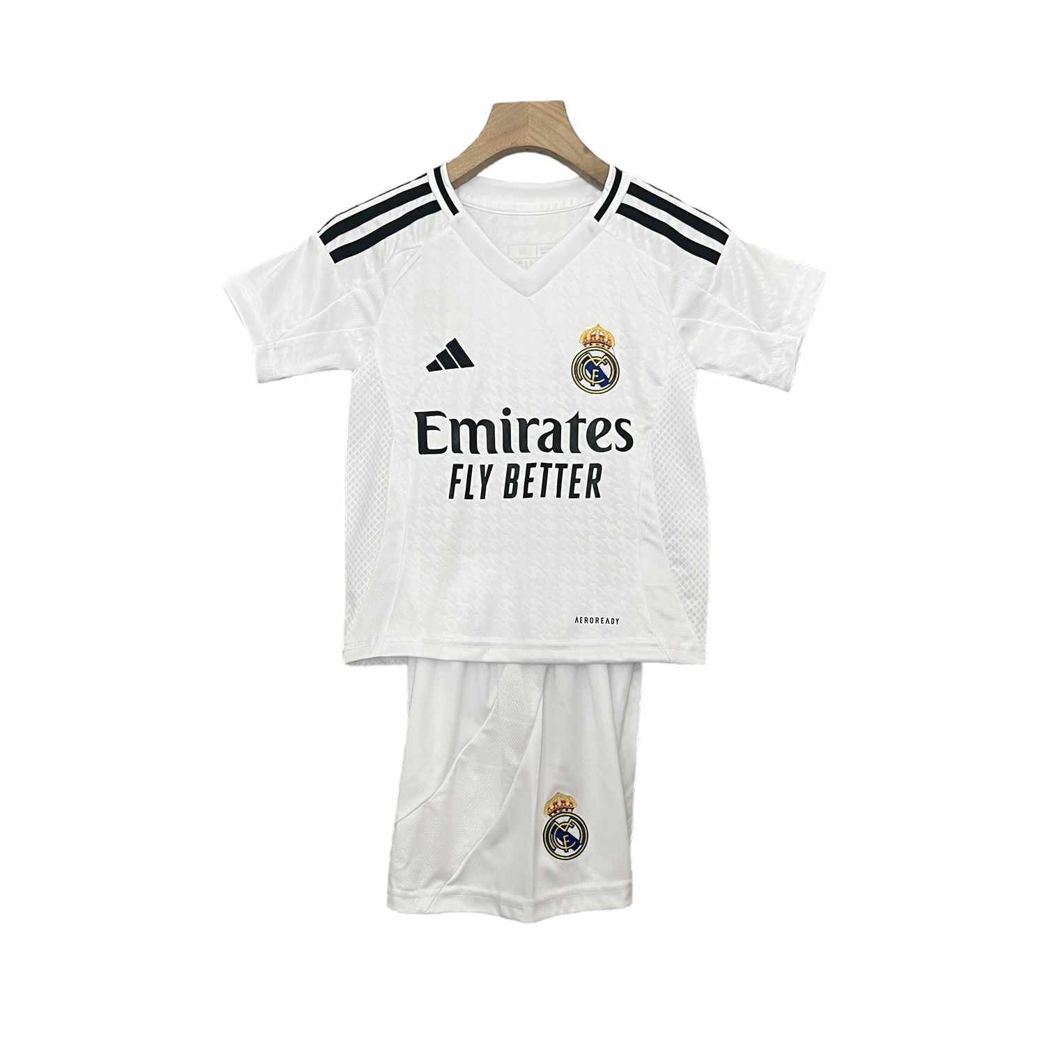 Real Madrid Home Kids Kit 2024/2025 - Retro Shirt Stories