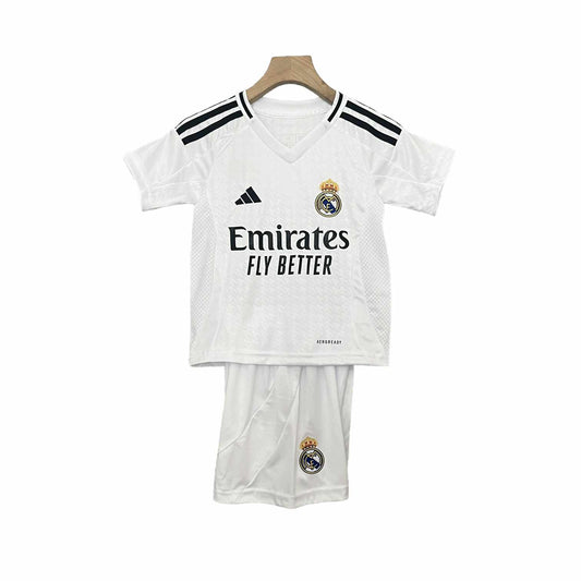 Real Madrid Home Kids Kit 2024/2025 - Retro Shirt Stories