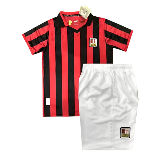 AC Milan 125th Anniversary Home Kids Kit - Retro Shirt Stories