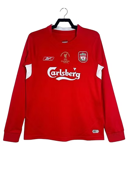 Retro Liverpool LS Home Shirt CL Final Edition 2004/2005 - Retro Shirt Stories
