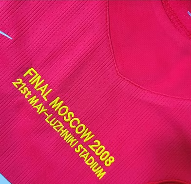 Retro Manchester United Home LS Shirt CL Final Edition 2008 - Retro Shirt Stories