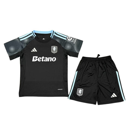 Aston Villa Away Kids Kit 2025/2026 - Retro Shirt Stories