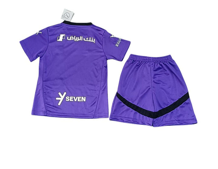 Al-Hilal 3rd Kids Kit 2024/2025 - Retro Shirt Stories