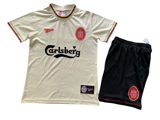 Retro Liverpool Away Kids Kit 1996/1997 - Retro Shirt Stories