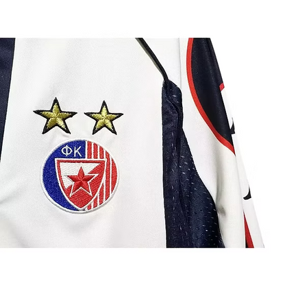 Retro Red Star Belgrade LS Away Shirt 1999/2001 - Retro Shirt Stories