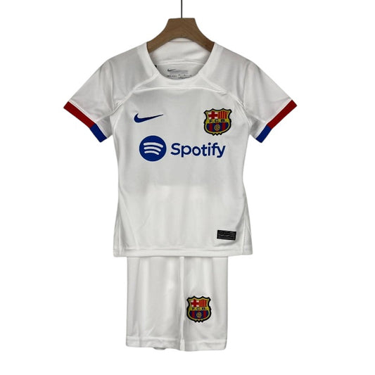 Barcelona Away Kids Kit 2023/2024 - Retro Shirt Stories
