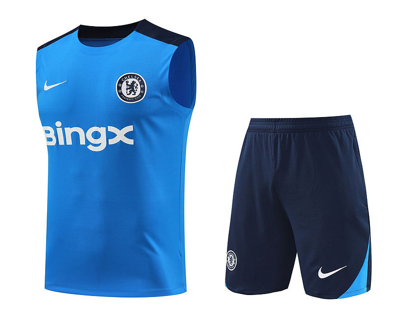 Chelsea 2024/2025 Training Vest Kit Blue - Retro Shirt Stories