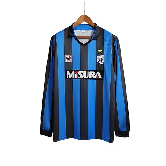 Retro Inter Milan LS Home Shirt 1988/1990 - Retro Shirt Stories
