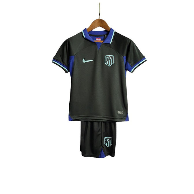Retro Atlético Madrid Away Kids Kit 2022/2023 - Retro Shirt Stories