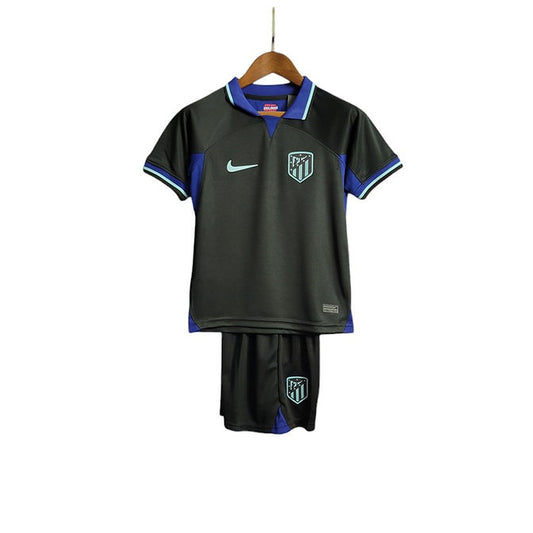 Retro Atlético Madrid Away Kids Kit 2022/2023 - Retro Shirt Stories