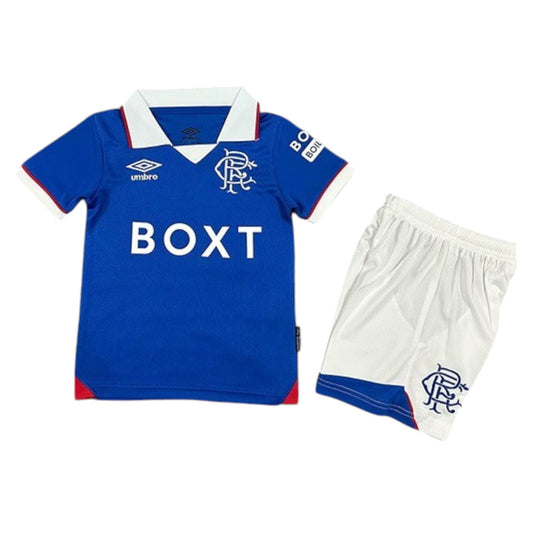 Rangers Home Kids Kit 2025/2026 - Retro Shirt Stories