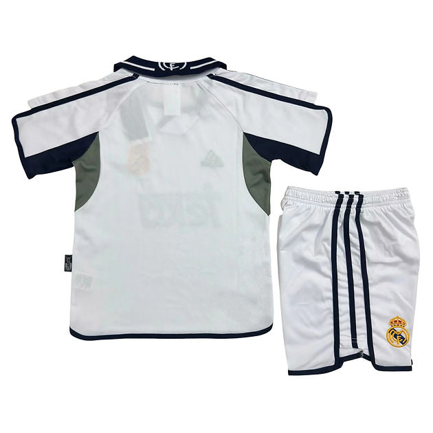 Retro Real Madrid Home Kids Kit 2000/2001 - Retro Shirt Stories