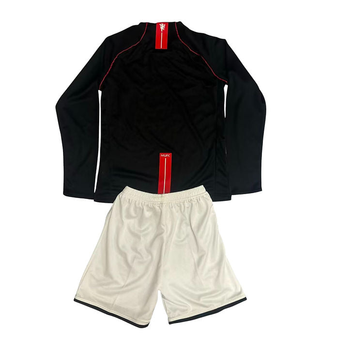 Retro Manchester United LS Away Kids Kit 2007/2008 - Retro Shirt Stories