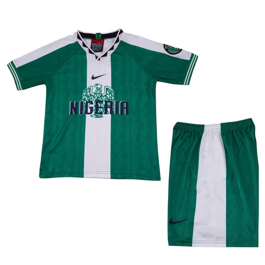 Nigeria Home Kids Kit 1996 - Retro Shirt Stories