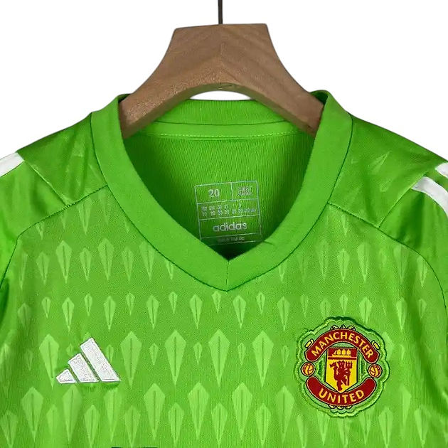 Manchester United GK Kids Kit 2023/2024 - Retro Shirt Stories