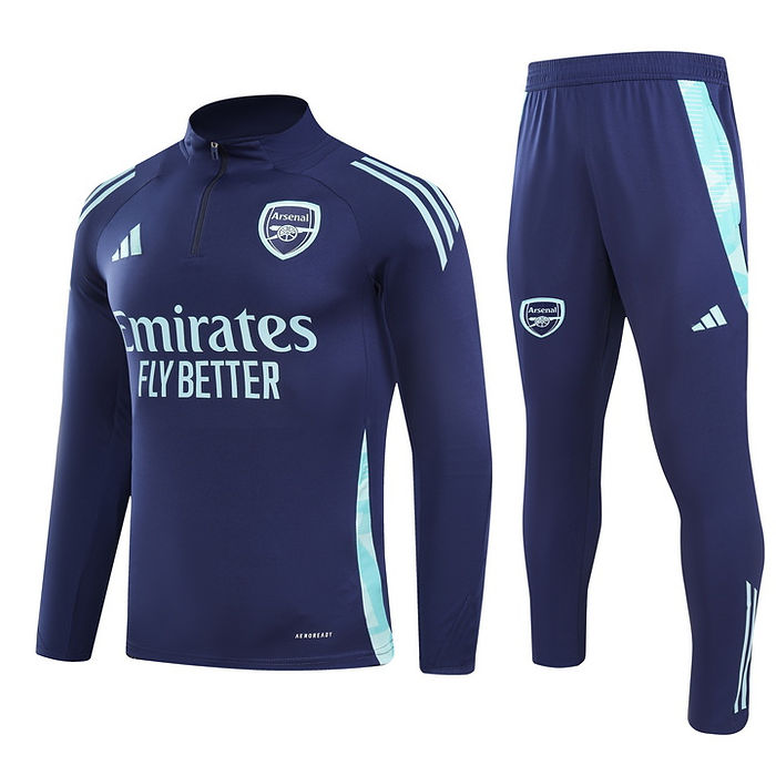 Arsenal Half Zip 2024/2025 Training Kit Navy - Retro Shirt Stories