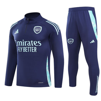 Arsenal Half Zip 2024/2025 Training Kit Navy - Retro Shirt Stories