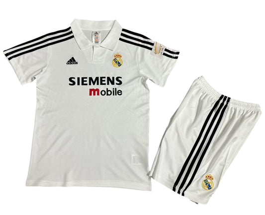 Retro Real Madrid Home Kids Kit 2002/2003 - Retro Shirt Stories