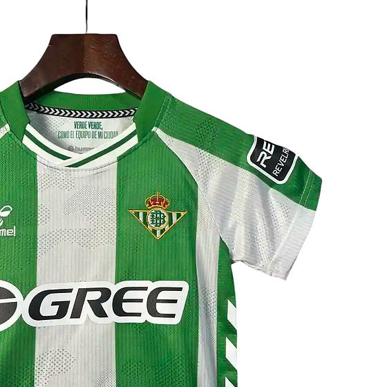 Real Betis Home Kids Kit 2025/2026 - Retro Shirt Stories