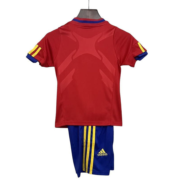 Retro Spain Home Kids Kit 2010 - Retro Shirt Stories