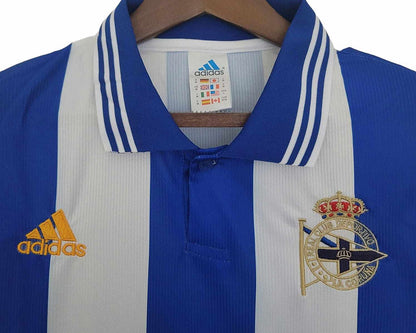 Retro Deportivo La Coruna LS Home Shirt 1999/2000 - Retro Shirt Stories