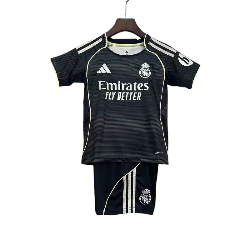 Real Madrid Away Kids Kit 2025/2026 - Retro Shirt Stories