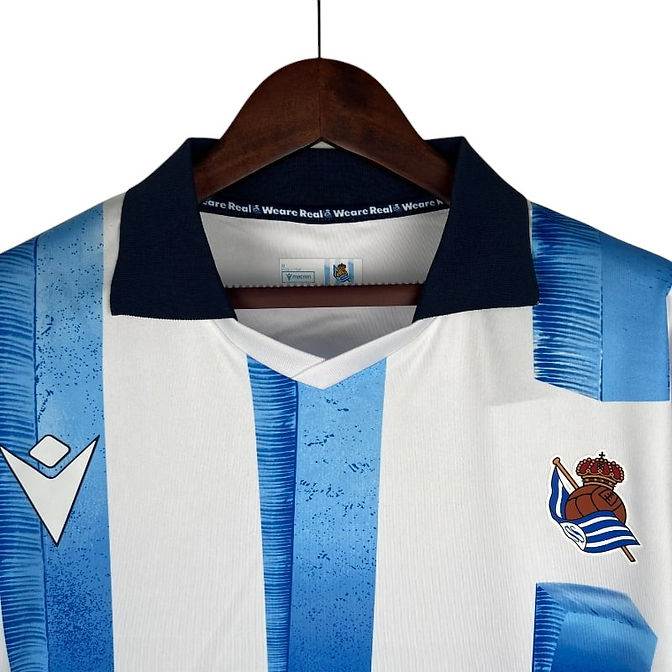 Real Sociedad Home Shirt 2023/2024 - Retro Shirt Stories