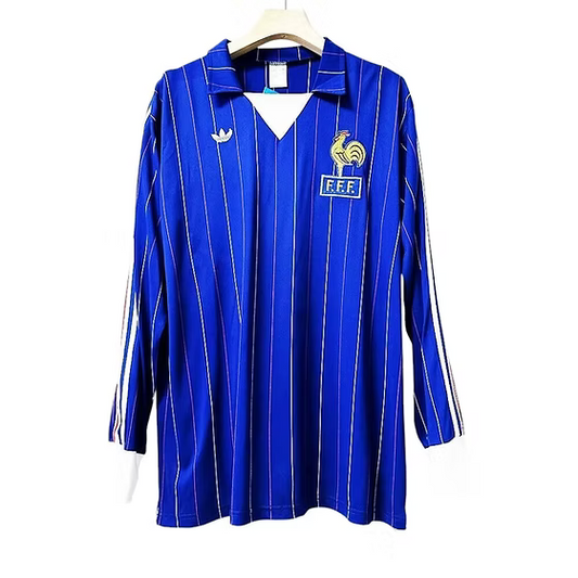 Retro France LS Home Shirt 1980/1982 - Retro Shirt Stories