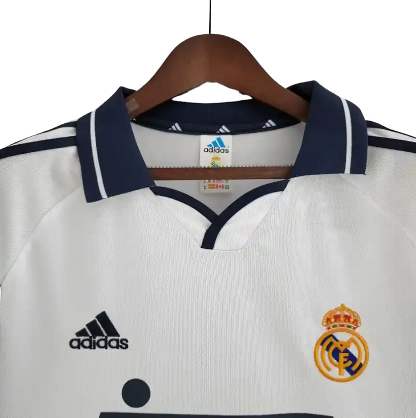 Retro Real Madrid Home Shirt 2000/2001 - Time Warp Kits