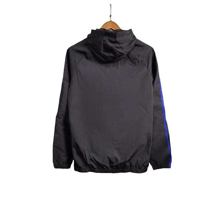 Real Madrid 2024/2025 Windbreaker Jacket Black - Retro Shirt Stories