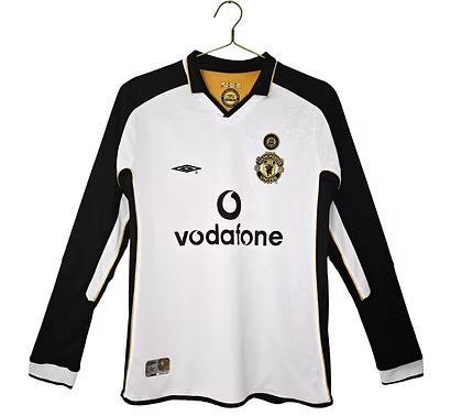 Retro Manchester United LS Away Shirt 2001/2002 - Retro Shirt Stories