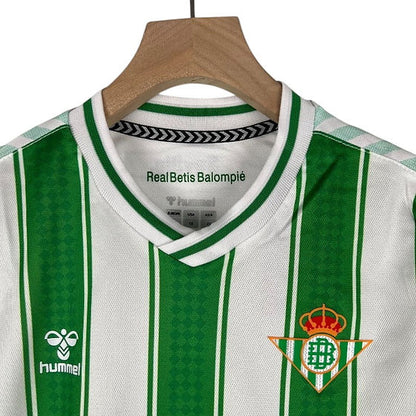 Real Betis Home Kids Kit 2023/2024 - Retro Shirt Stories