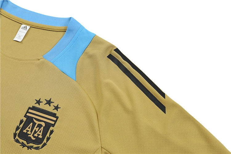 Argentina 2024/2025 Training Kit Gold - Retro Shirt Stories