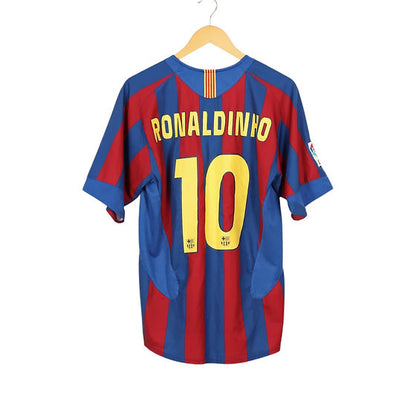 Retro Barcelona Home Shirt 2004/2005 - Retro Shirt Stories