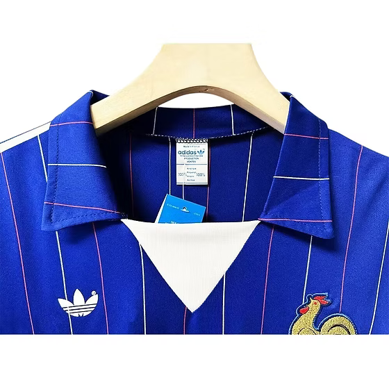 Retro France LS Home Shirt 1980/1982 - Retro Shirt Stories