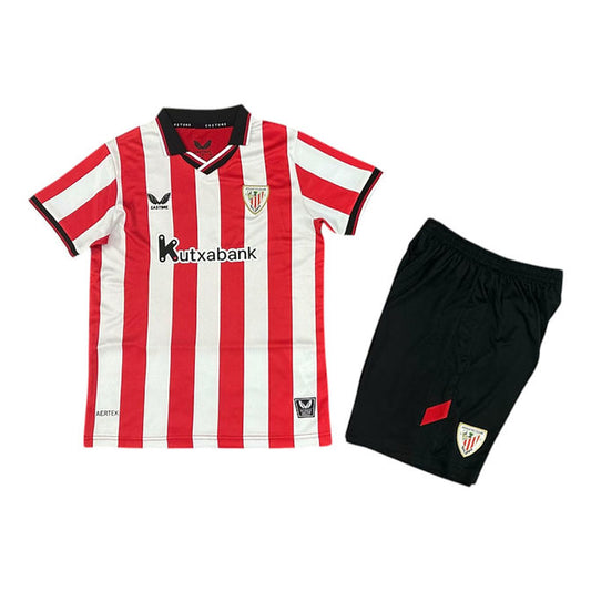 Athletic Bilbao Home Kids Kit 2025/2026 - Retro Shirt Stories