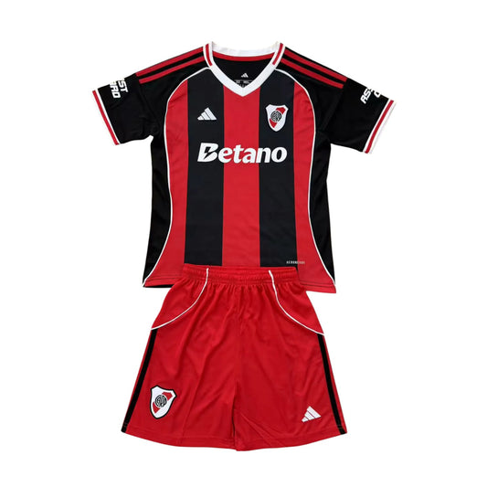 River Plate Away Kids Kit 2025/2026 - Retro Shirt Stories