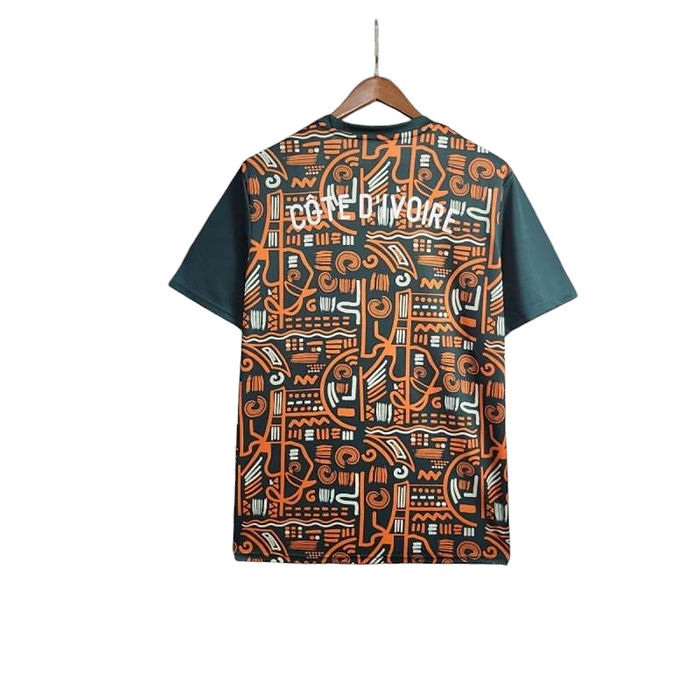 Ivory Coast Pre Match Shirt 2024 - Retro Shirt Stories