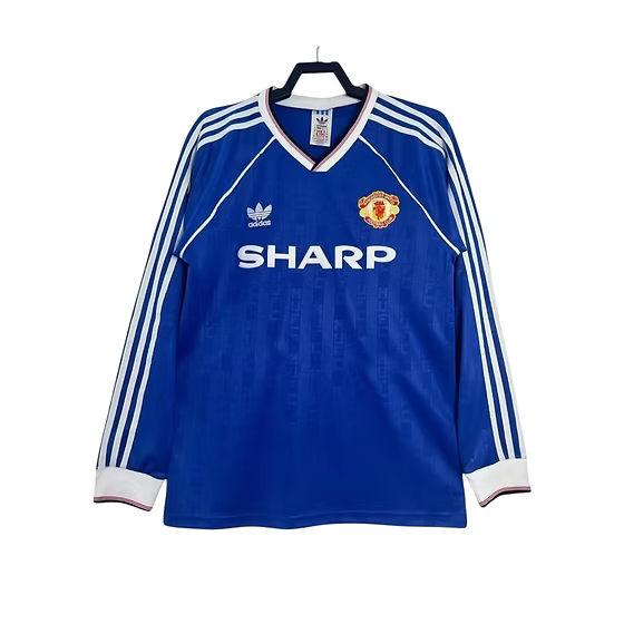 Retro Manchester United LS Away Shirt 1988/1990 - Retro Shirt Stories