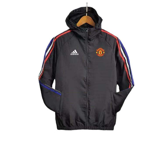 Manchester United 2024/2025 Windbreaker Jacket Black - Retro Shirt Stories