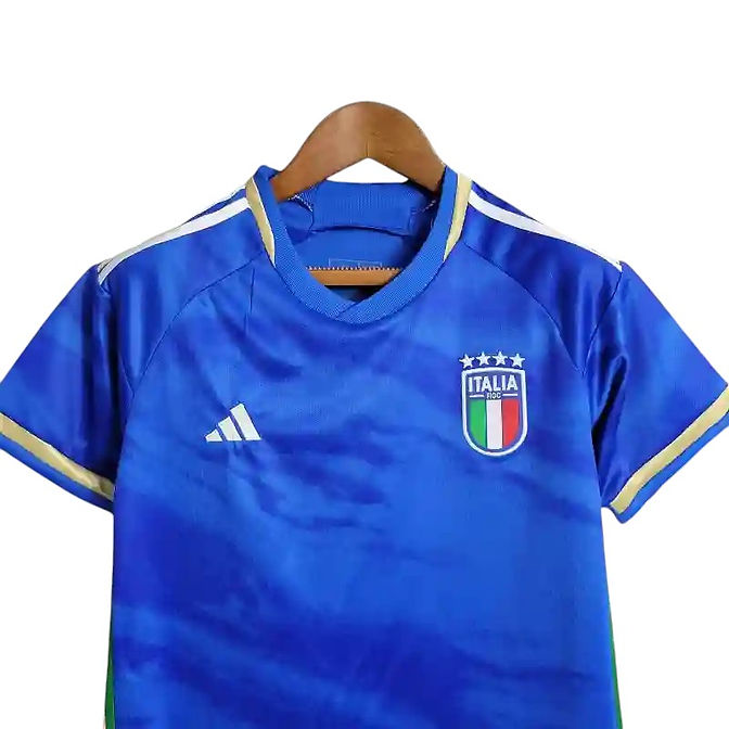 Italy Home Kids Kit 2023 - Retro Shirt Stories