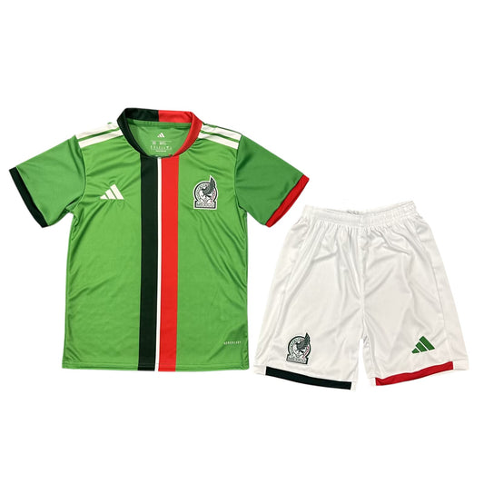 Mexico Home Kids Kit 2025 - Retro Shirt Stories