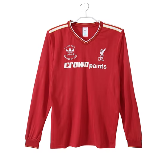 Retro Liverpool LS Home FA Cup Final Shirt 1986/1987 - Retro Shirt Stories